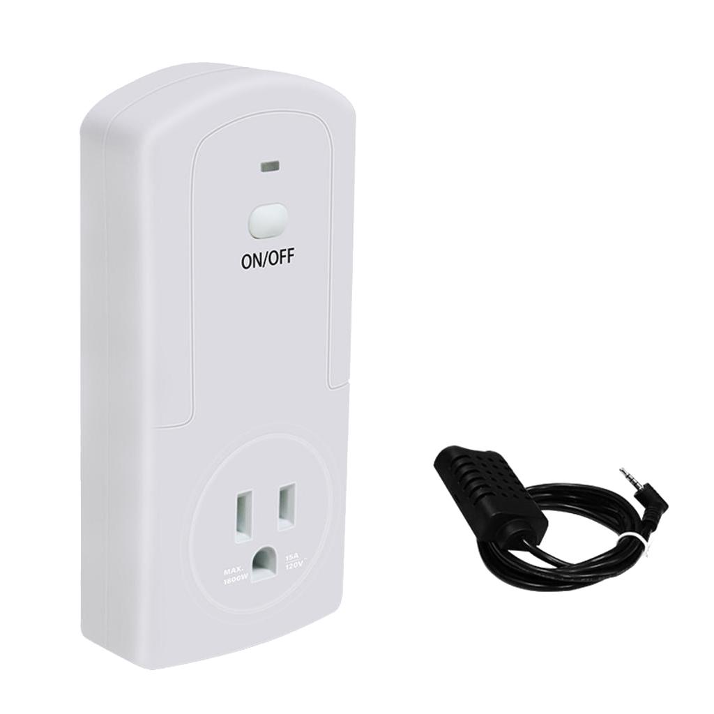 TS-5000 Không Dây Nhiệt Độ Độ Ẩm ỨNG DỤNG Điều Khiển từ xa Thời Gian Ổ Cắm