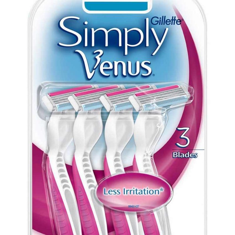 Dao Cạo Nữ Simply Venus  Gillette Bộ 4 Cây