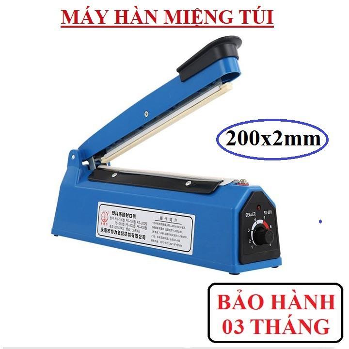 Máy hàn miệng túi nilong dập tay 20cm + 1 thanh dây hàn