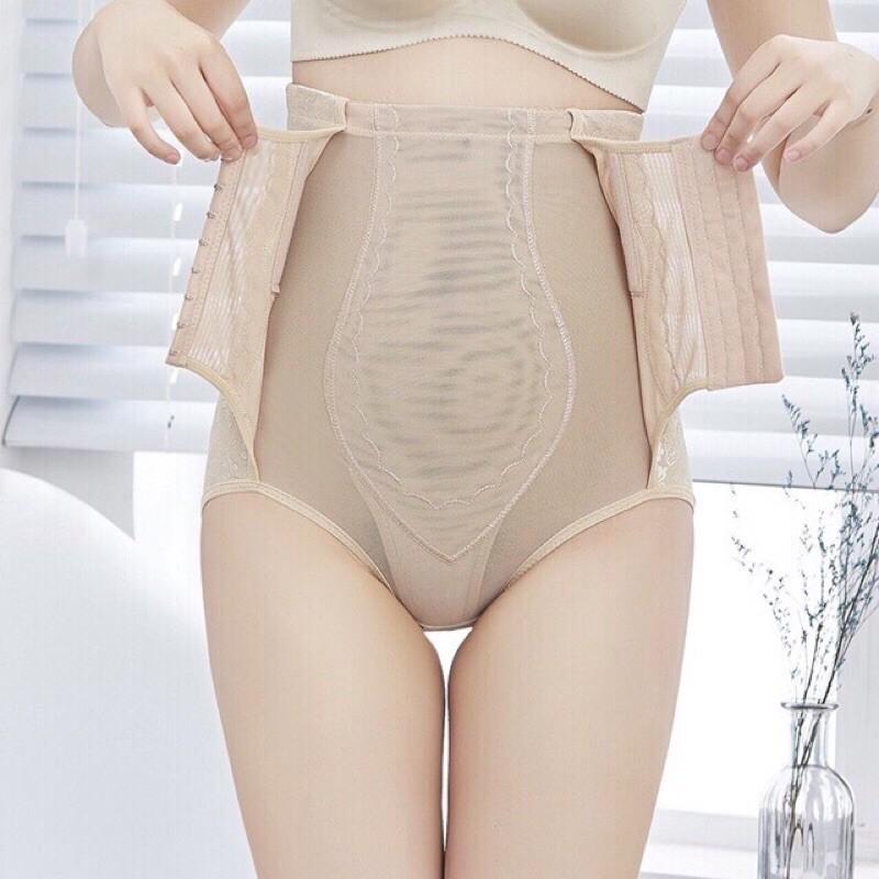 Quần gen cạp cao định hình eo- phần hông thiết kế đi vệ sinh