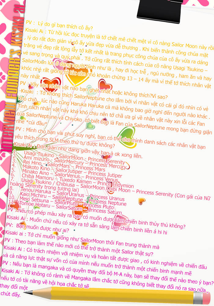 tạp chí thủy thủy mặt trăng chapter 2 8