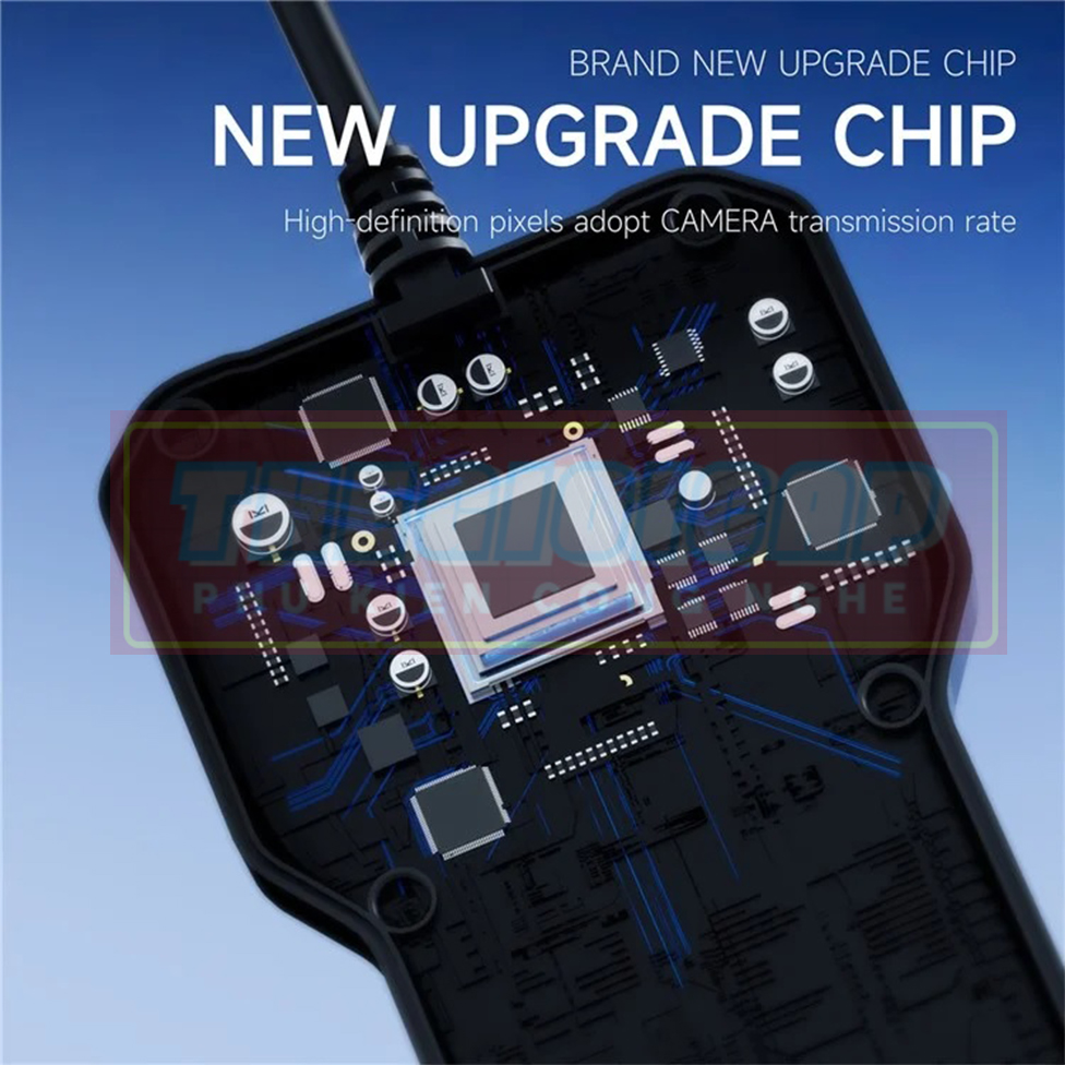 ROGTZ Camera Nội Soi Công Nghiệp Chống Nước Dây Cứng IP67 1080P Màn Hình 2 inch P240 - Hàng Nhập Khẩu