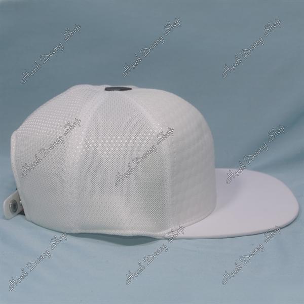 Mũ Nón Snapback thời thượng nón hiphop vá lưới cao cấp phong cách phù hợp với mọi lứa tuổi - Trắng