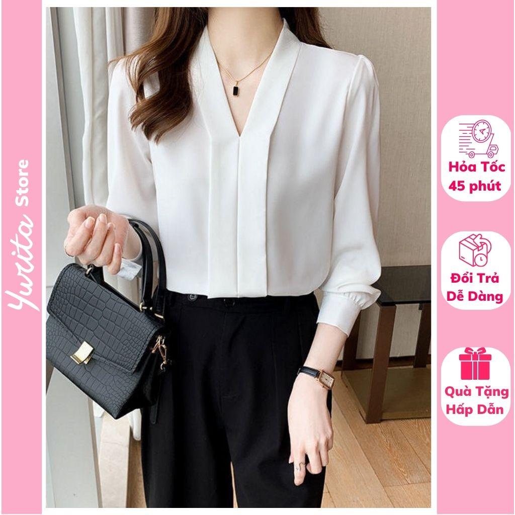 Áo Sơ Mi Nữ Cổ V MSA03