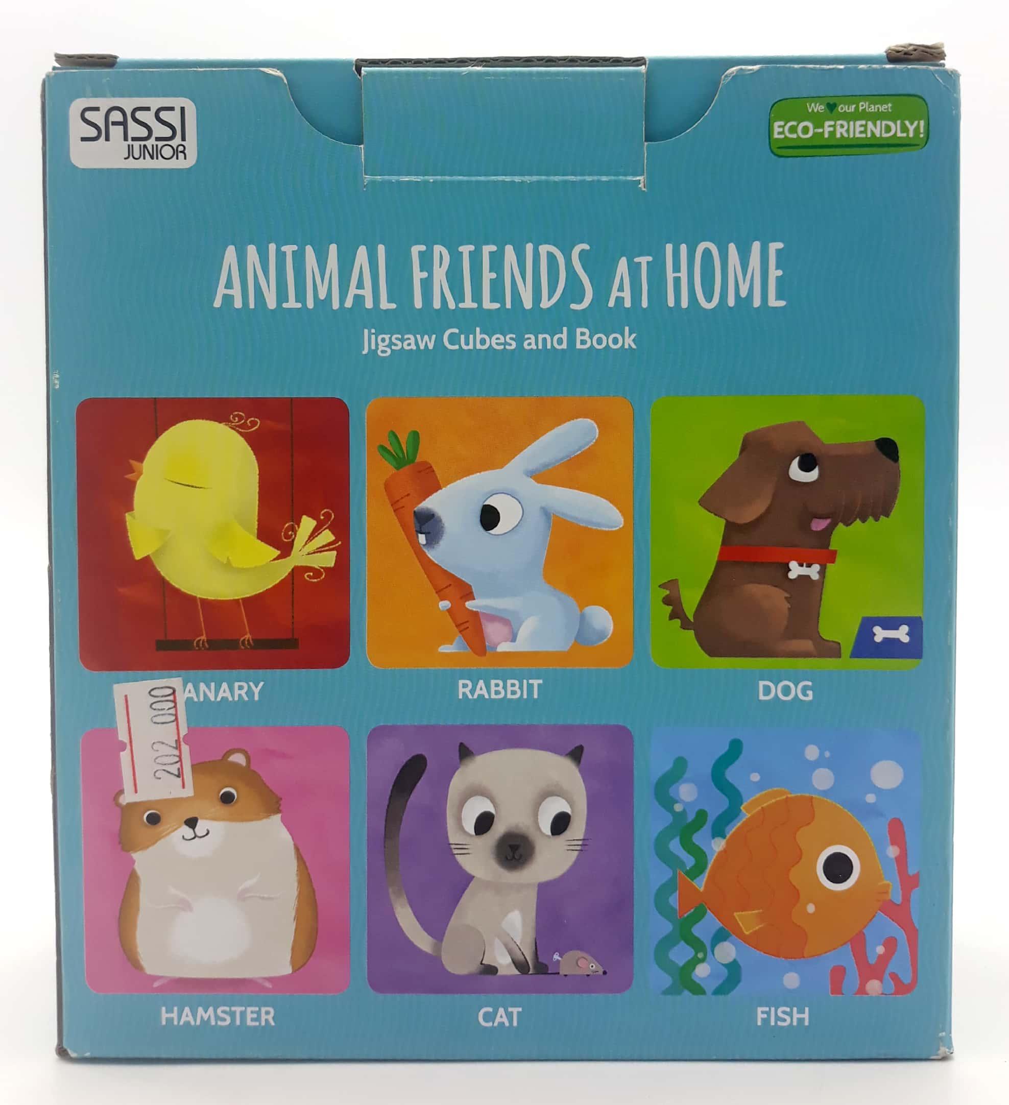 Animal Friends At Home (Jigsaw Cubes &amp; Book)