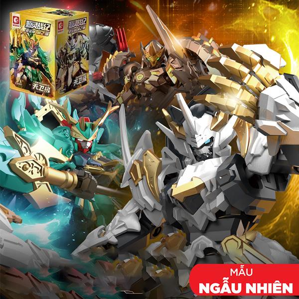 Đồ Chơi Lắp Ráp Model Kit Nhân Vật Ngẫu Nhiên 7 Trong 1 - Sembo 900019