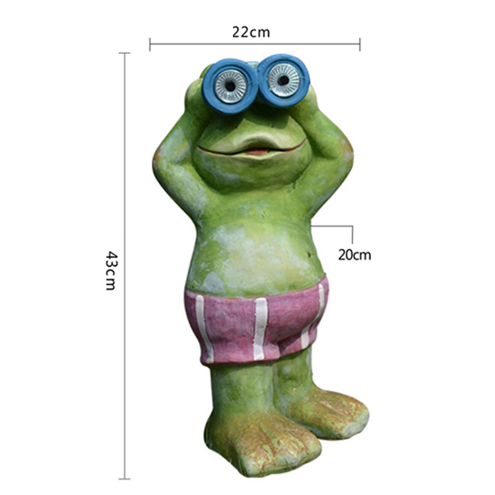 Garden Lights Frog Solar Powered Lamp Stakes LED Decoration Lamp for Yard Patio Pathway
