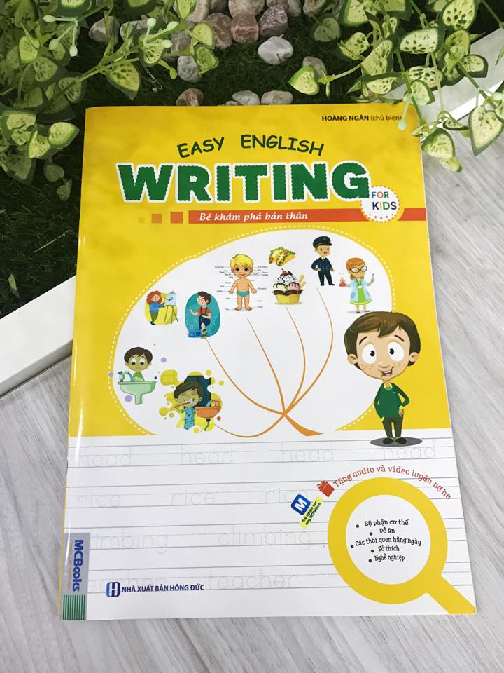 Bộ 6 cuốn tập viết “Easy English Writing For Kid” TV