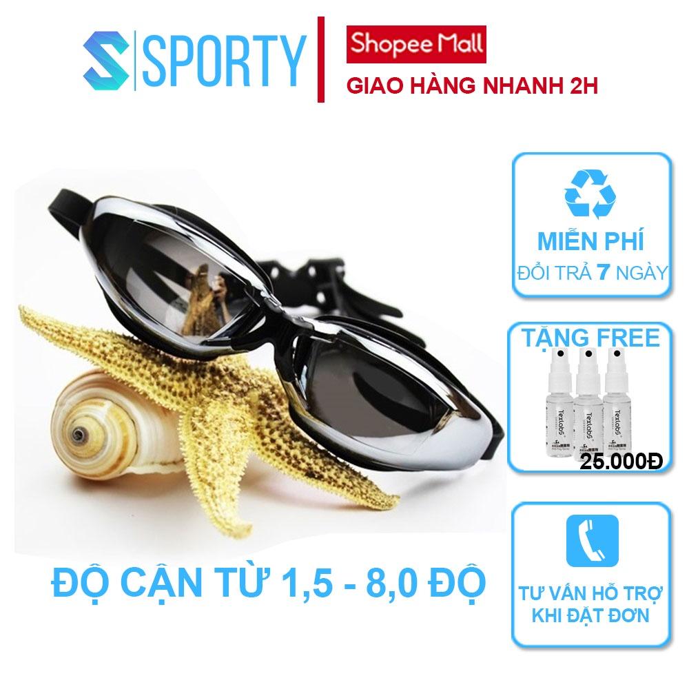 Kính bơi cận GOG SPORTY dành cho nam và nữ, đủ độ cận cho bạn lựa chọn, mắt tráng gương chống tia UV