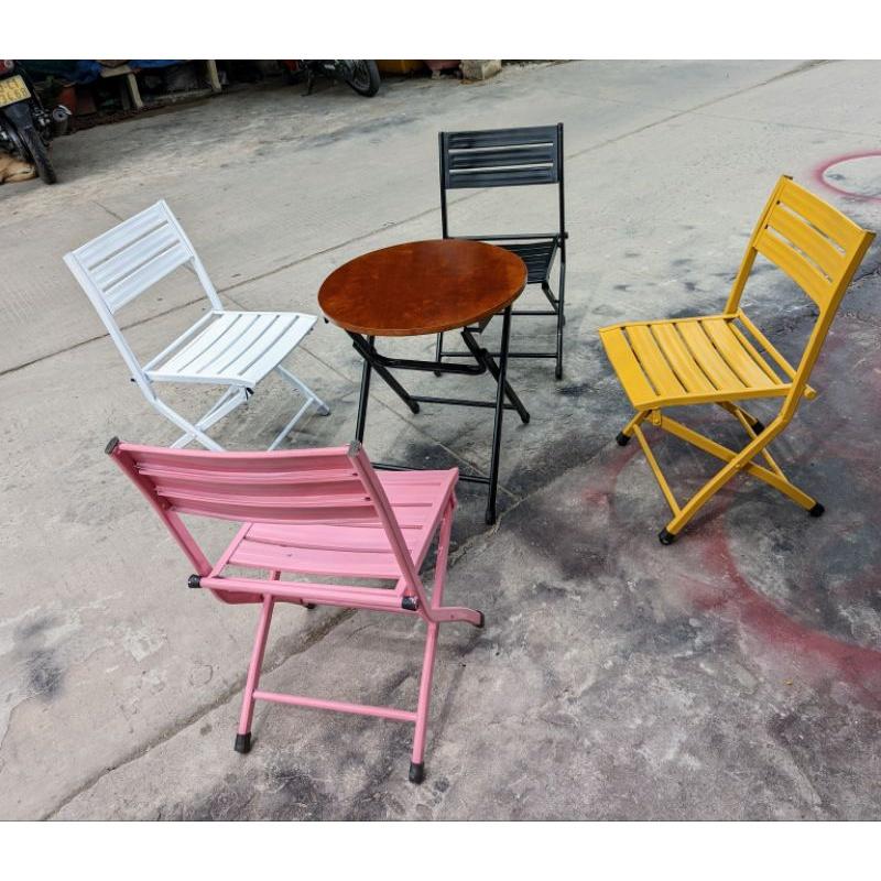 Ghế xếp tựa lưng ngồi cao 35cm