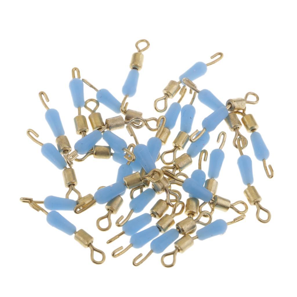 30pcs Quick Change Fishing Swivels Clips Pins Fast Link Line Connector 16mm