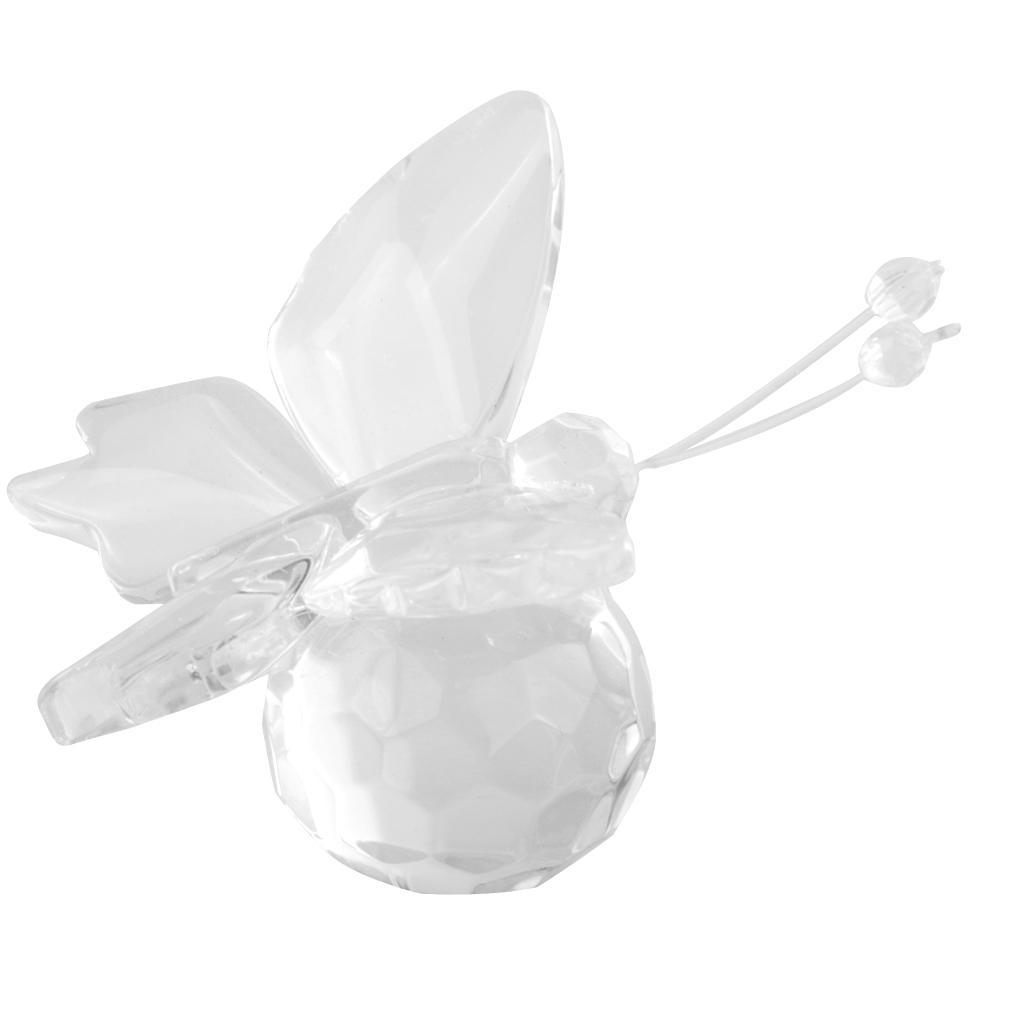 5 x Celar Crystal Butterfly with Crystal Ball Christmas Table Gifts