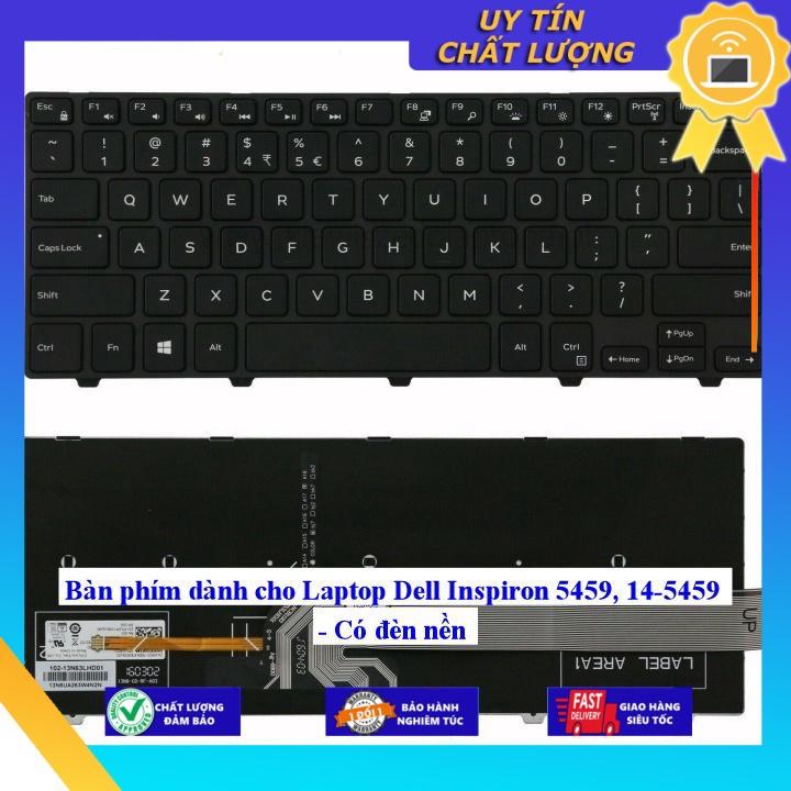 Bàn phím dùng cho Laptop Dell Inspiron 5459, 14-5459 - Có đèn nền  - Hàng Nhập Khẩu New Seal