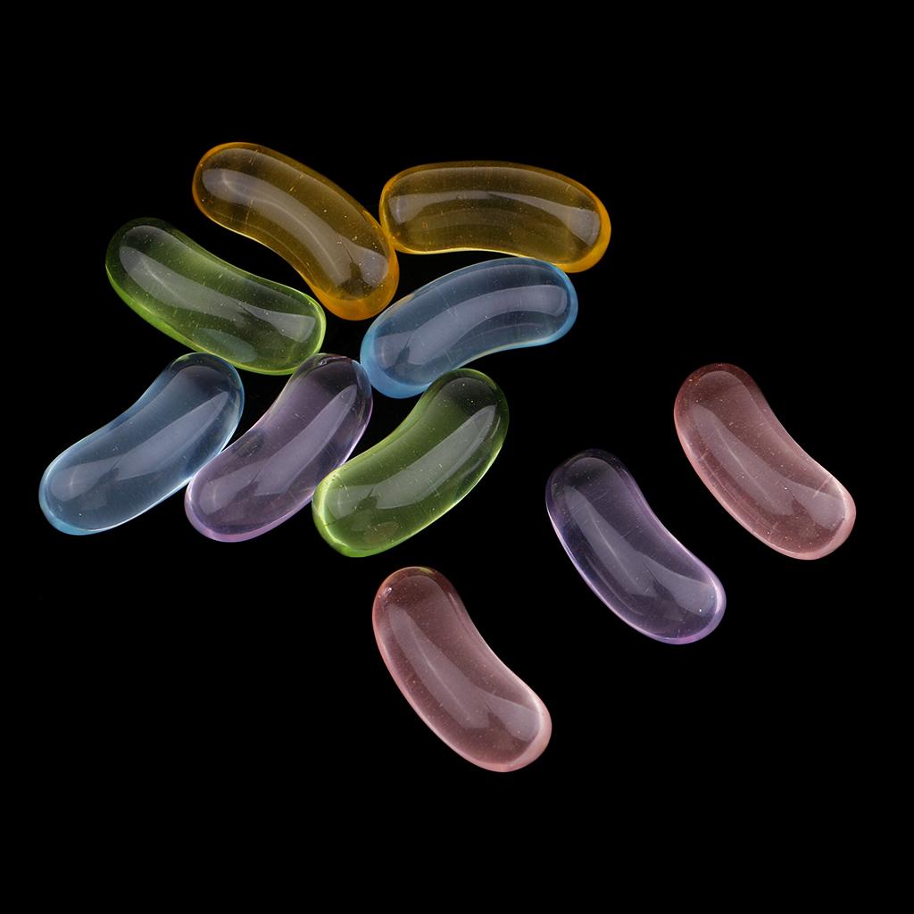 10pcs Clear Candy Resin Scrapbooking Embellishment for DIY Phone Case Decor