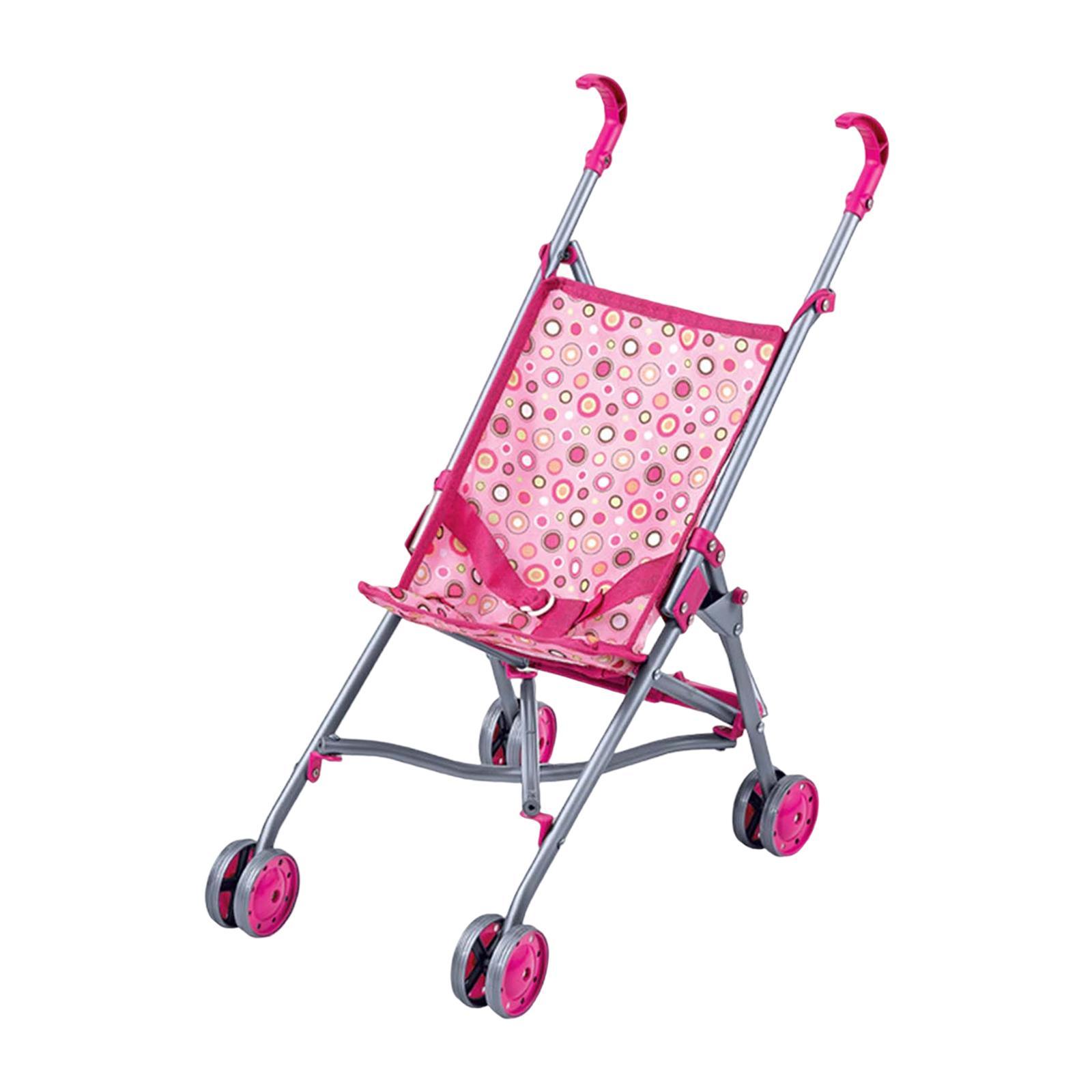 Buggy Pushchair Lightweight for Birthday Pretend Play Set Toys Accessories