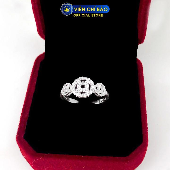Nhẫn bạc nữ Kim tiền trơn tròn chất liệu bạc S925 thời trang phụ kiện trang sức nữViễn Chí Bảo N400701