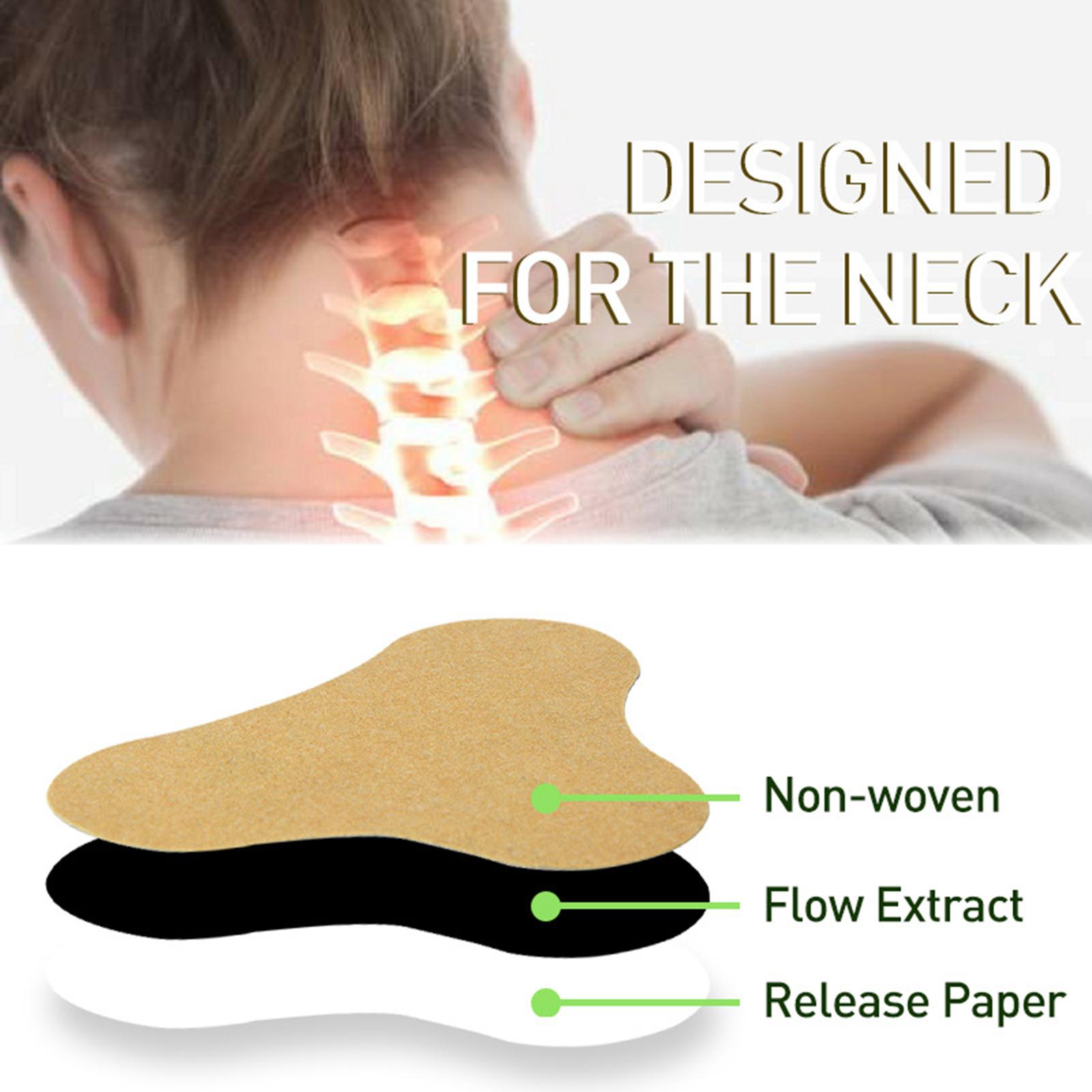 Sumifun 12 Patches Pain Relieving Patches Cervical Patches Relieve Cervical Pain Neck Ache Natural Plant