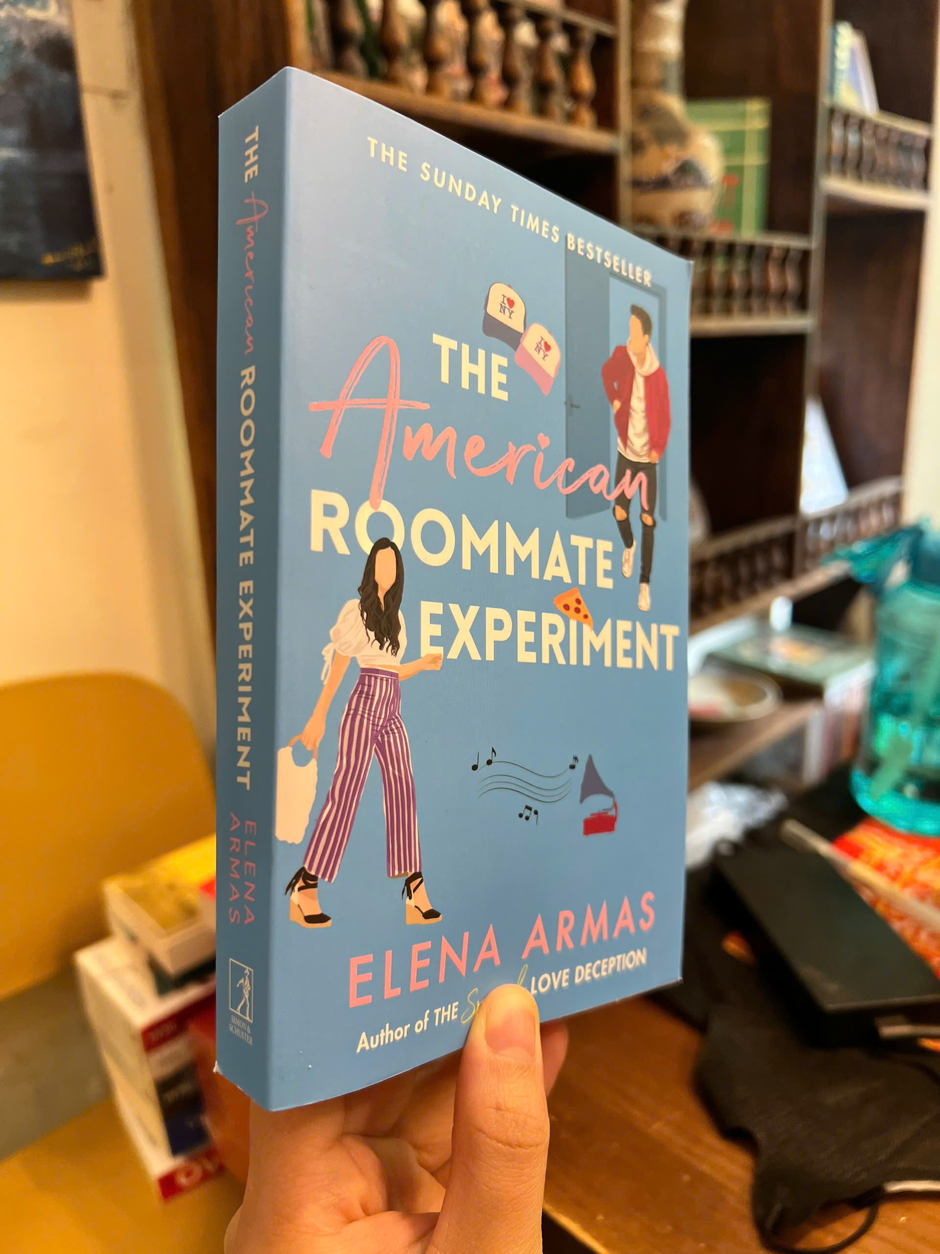 Sách - The American Roommate Experiment by Elena Armas | Contemporary Romance / Ngoại văn Nhập khẩu