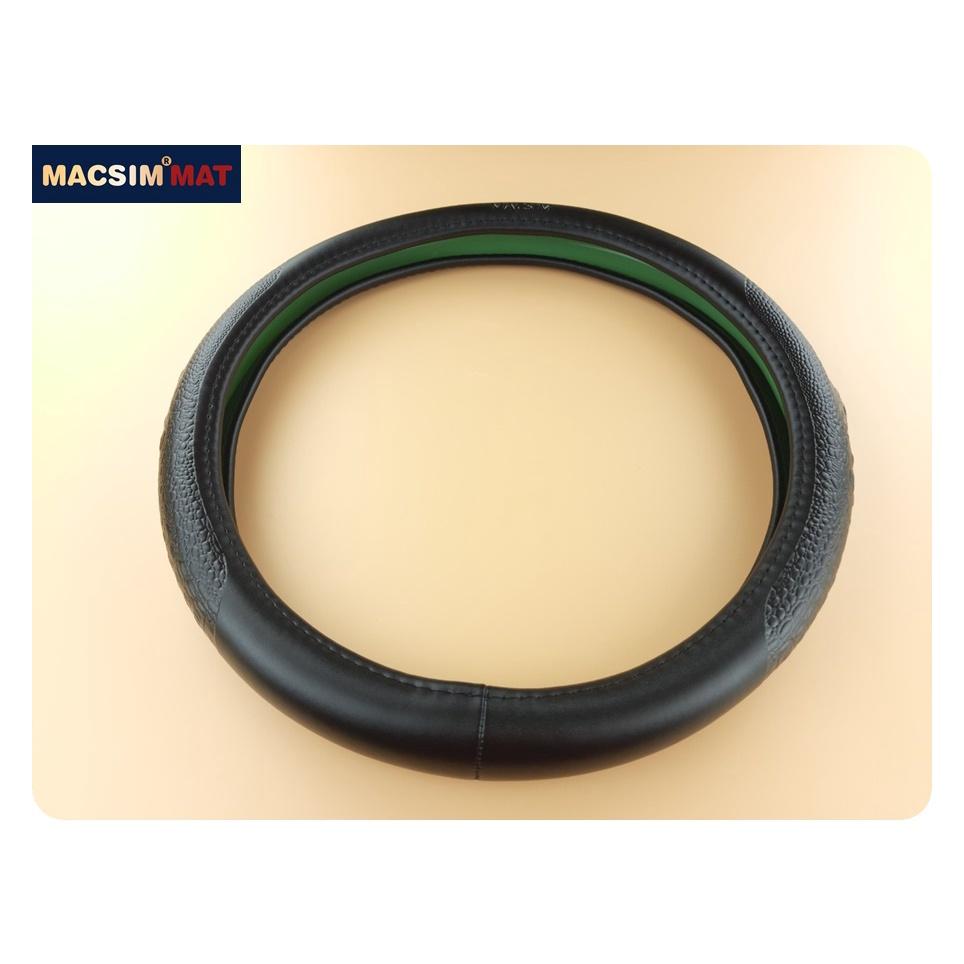 Bọc vô lăng cao cấp Macsim mã L619 chất liệu da thật - Khâu tay 100% size M