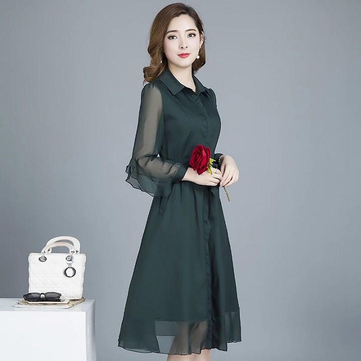 DRESS209-ĐẦM THIẾT KẾ QUÝ CÔ CAO CẤP S-6XL