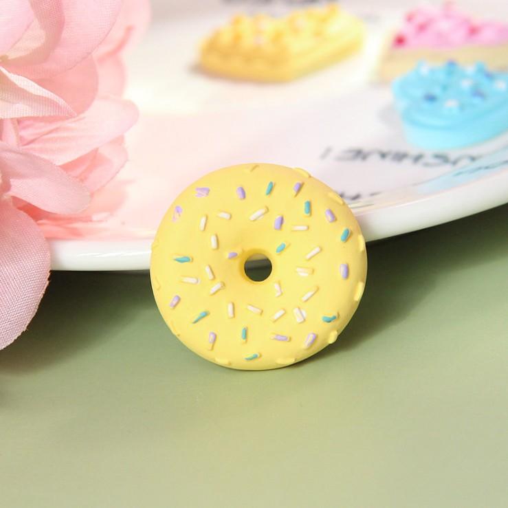 KHO-HN * Charm bánh donut rắc cốm đường cho các bạn trang trí vỏ ốp điện thoại, nhà búp bê, DIY