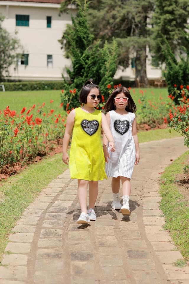 Đầm thun bé gái thiết kế cao cấp SC358