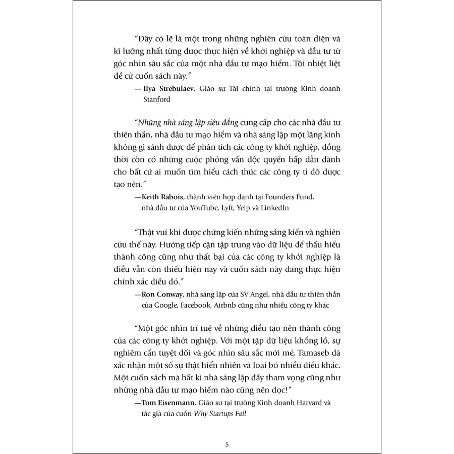 Sách Những Nhà Sáng Lập Siêu Đẳng - Dữ Liệu Tiết Lộ Điều Gì Về Các Công Ty Khởi Nghiệp Tỉ Đô