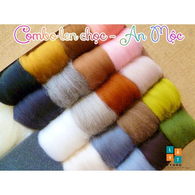 Combo Len Chọc An Mộc - Combo Needle Felting