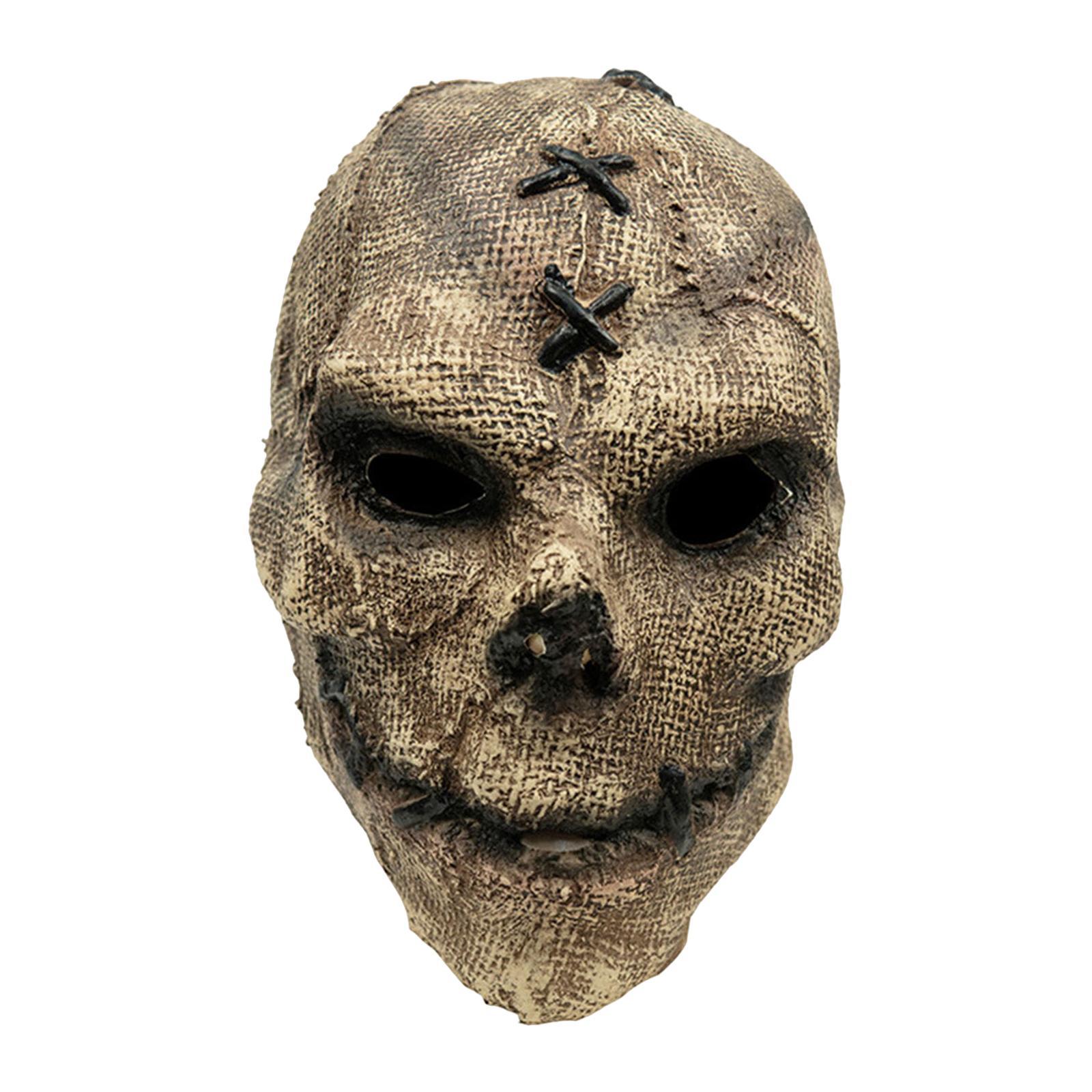 Full Head Skull Ghastly Creepy Cosplay Props for Dress Costume Festival