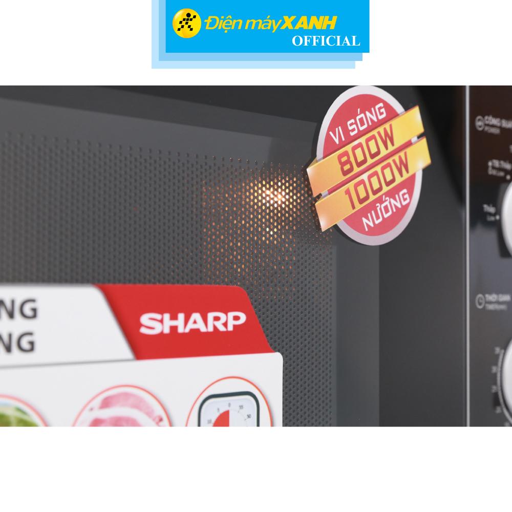 Lò vi sóng có nướng Sharp R-G302VN-S 23 lít - Hàng Chính Hãng