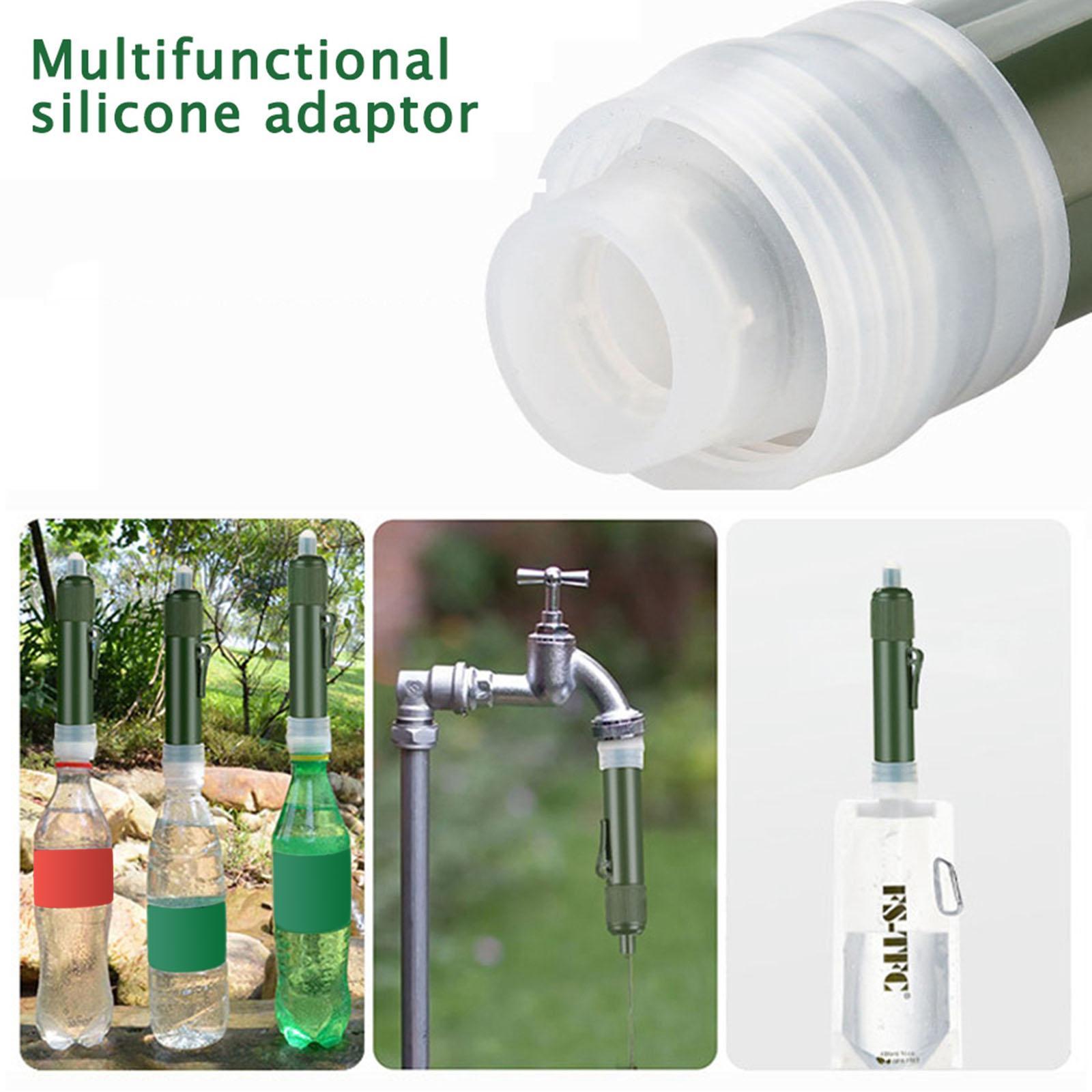 2x Outdoor Survival Water Filter Straw Purifier Filtration System Camping Equipment