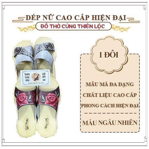 Hàng Giấy Cúng Dép Nữ Cao Cấp Xuất Khẩu - Đồ Thờ Cúng Thiên Lộc