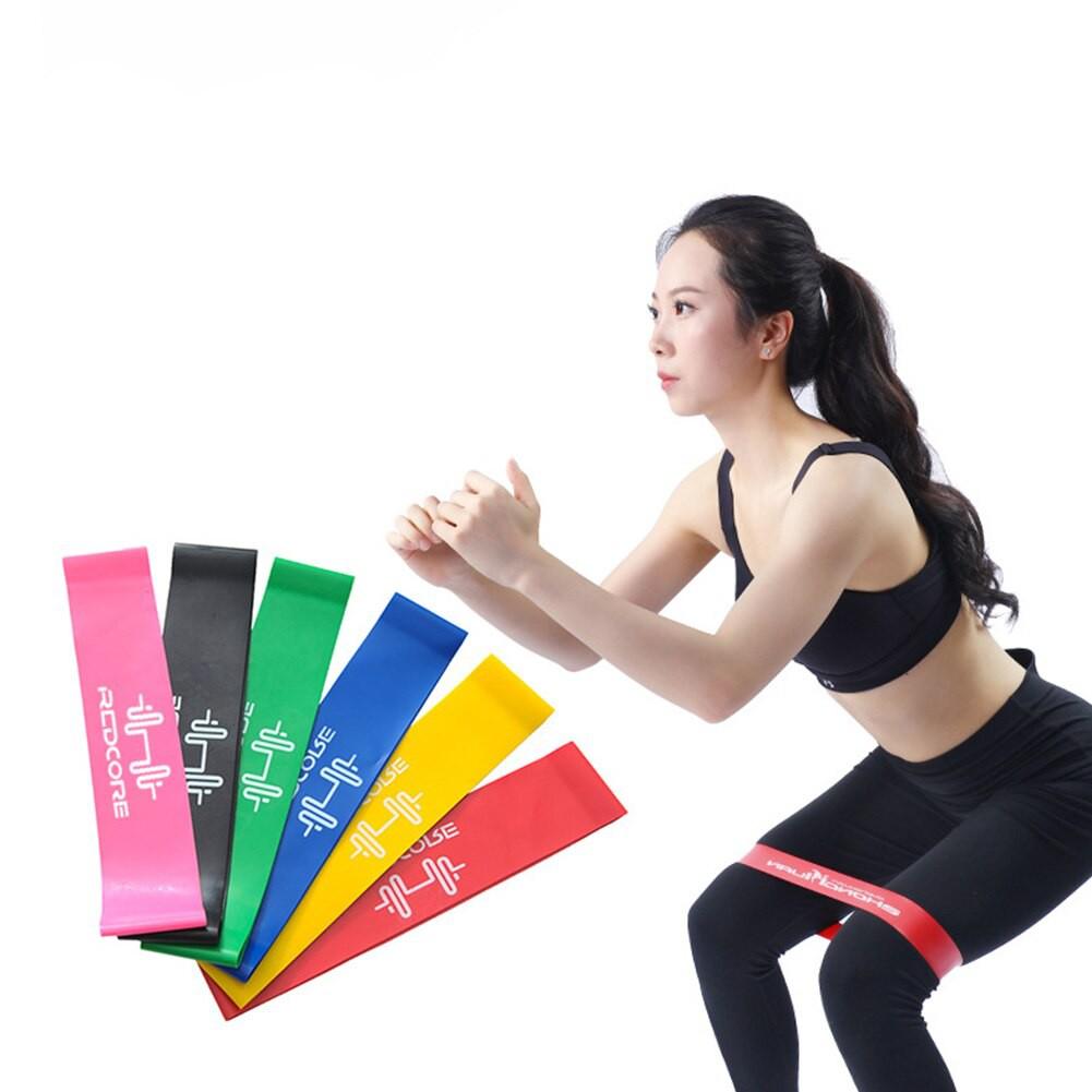 Dây Kháng Lực Mini Band Dây Cao Su Tập Chân Mông Đùi GY15