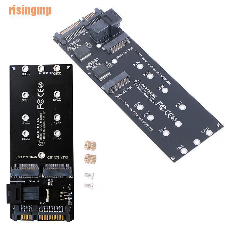 Bo Mạch Chủ Chuyển Đổi SATA M.2 SSD SFF-8643 22 Pins Sang NVMe M.2 NGFF