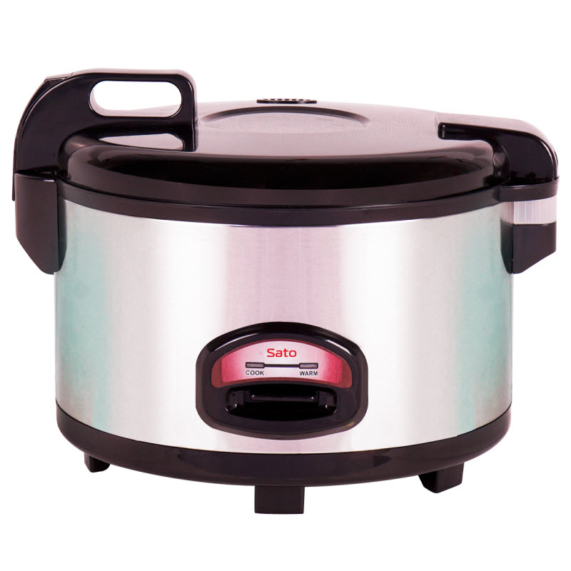 Nồi Cơm Điện Công Nghiệp SATO 46C017 4.6L - Lòng nồi bằng hợp kim nhôm phủ chống dính cao cấp, hệ thống thoát hơi, chống tràn hiệu quả - Miễn phí giao hàng toàn quốc - Hàng Chính Hãng