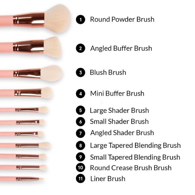 Bộ Cọ Trang Điểm BH COSMETICS Brunch Bunch 11 Cây