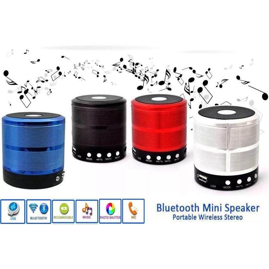 Loa Mini bluetooth, thẻ nhớ speaker WS 887 chất lượng cao âm thanh sống động