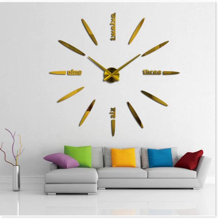 Đồng hồ dán tường DIY Minimalism 70-120cm