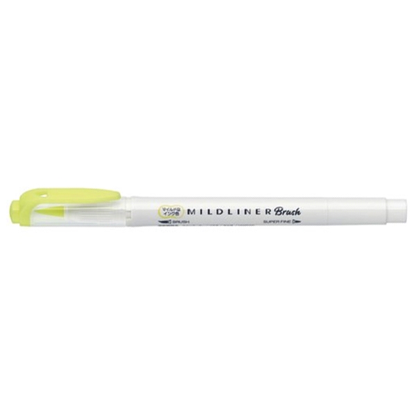 Viết Cọ Nhật Mildliner - Zebra WFT8-MY - Màu Vàng