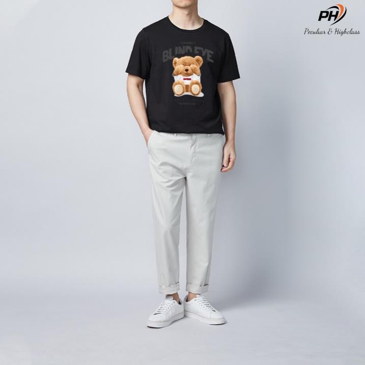 Áo thun nam BLIND EYE cổ tròn ngắn tay chất cotton mềm mại thoáng mát-PHSHOP204