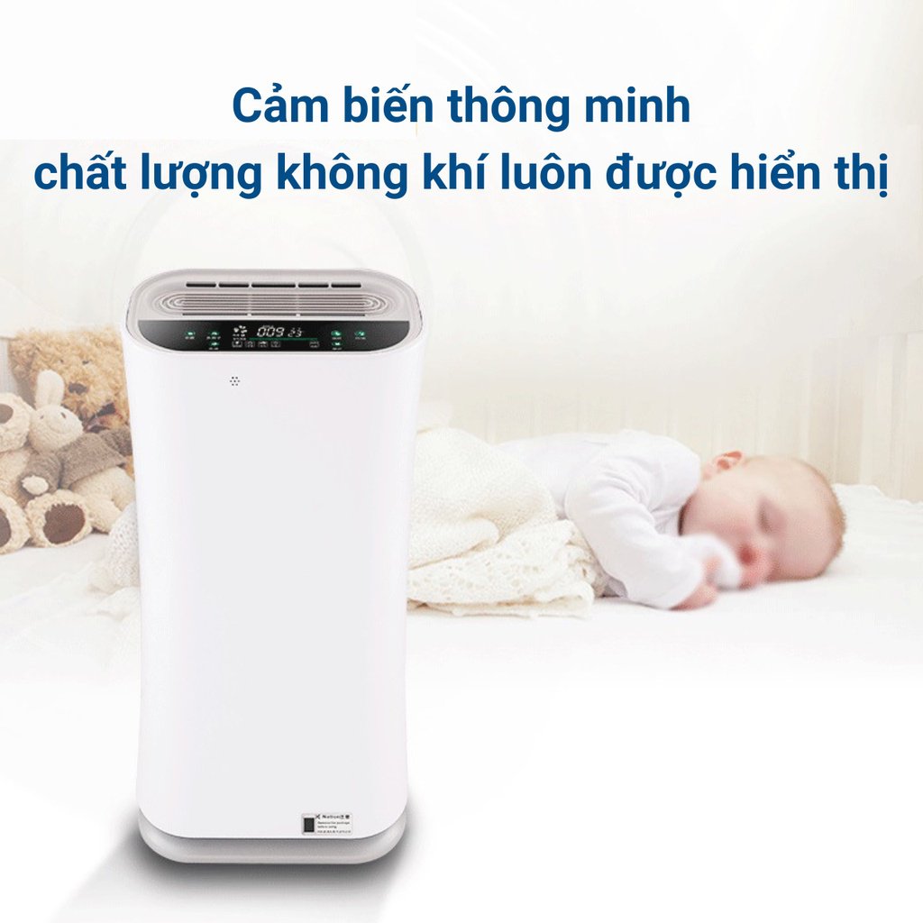 Máy Lọc Không Khí UTECH AIR1102 Máy Lọc Không Khí Ion Âm, Lọc Bụi Mịn PM2.5