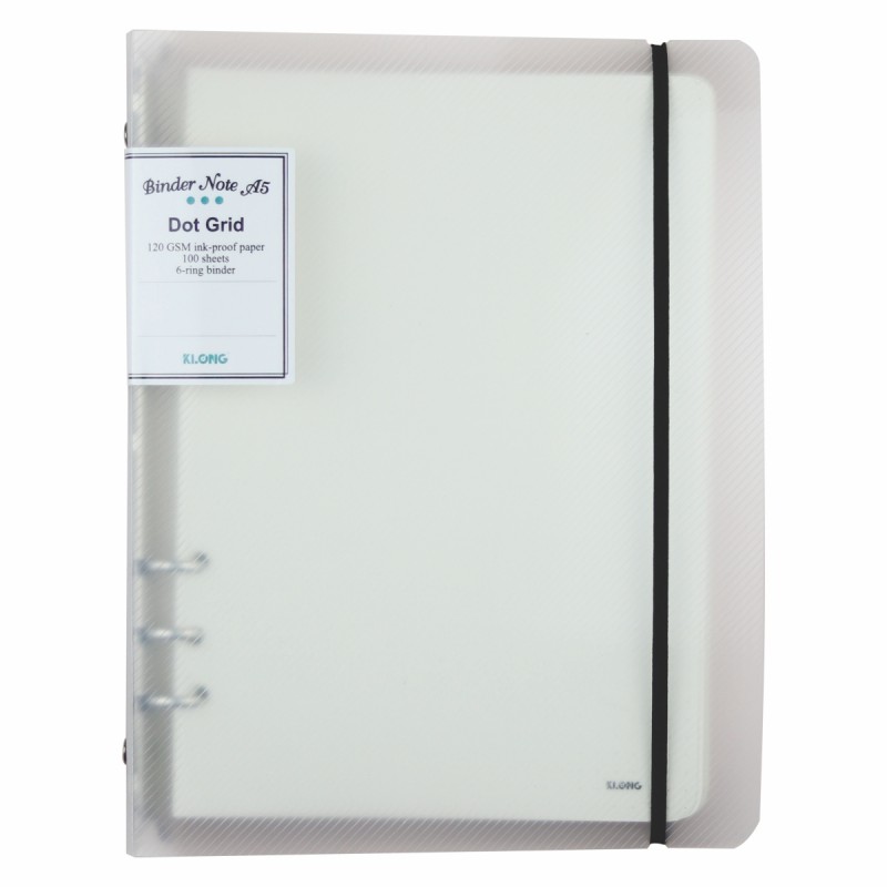 Sổ bìa file Binder A5 lõi chấm Dot grid Klong 995