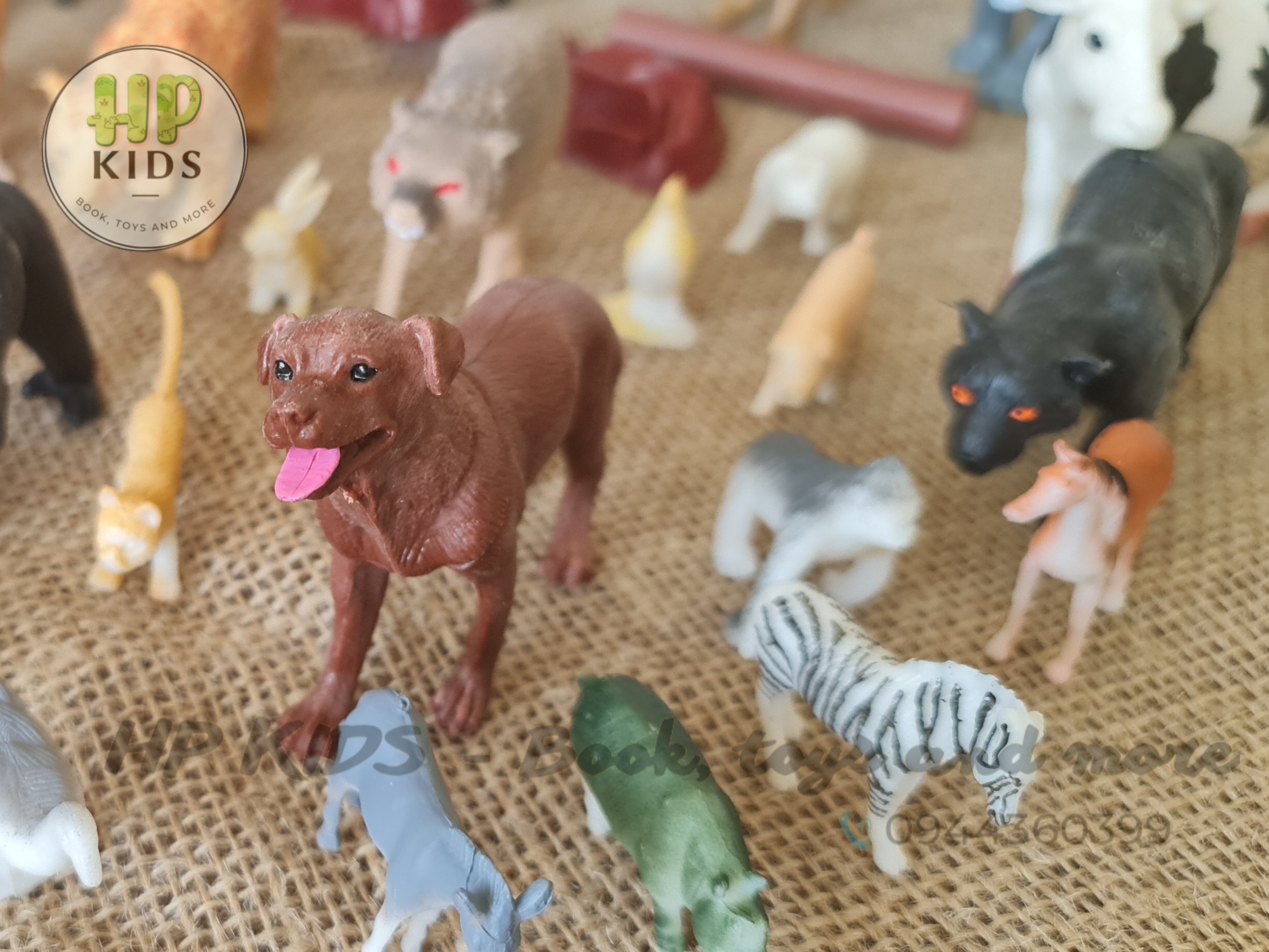 Hộp mô hình động vật thú rừng 58 chi tiết