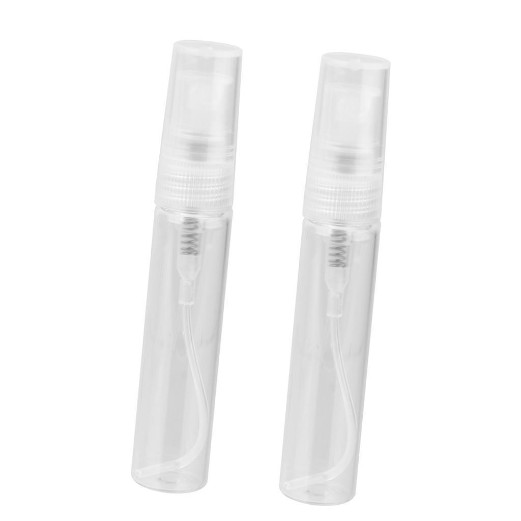 2PCS 5ml Empty Spray Bottle Perfume Atomizer Travel Sample Refill Container
