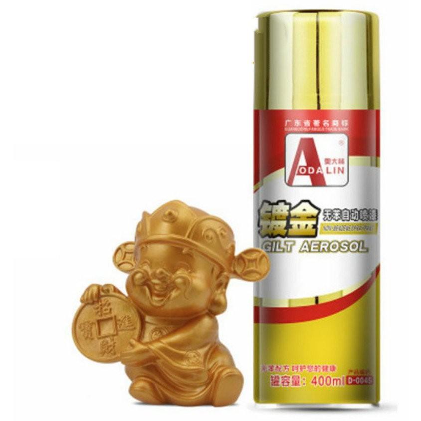 EuroQuality Sơn xịt hiệu ứng vàng 18K Gold Paint chống nước 2018