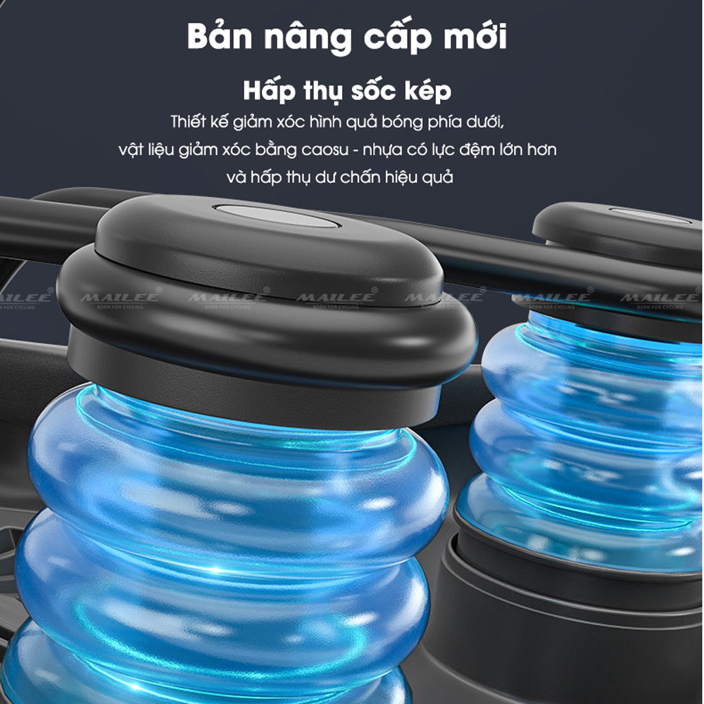 Yên BÉO xe đạp GEL-608 Da PU Thoáng Khí Êm Ái Chống Sốc Phụ Kiện Xe Đạp Thể Thao Lắp đặt dễ dàng - Mai Lee