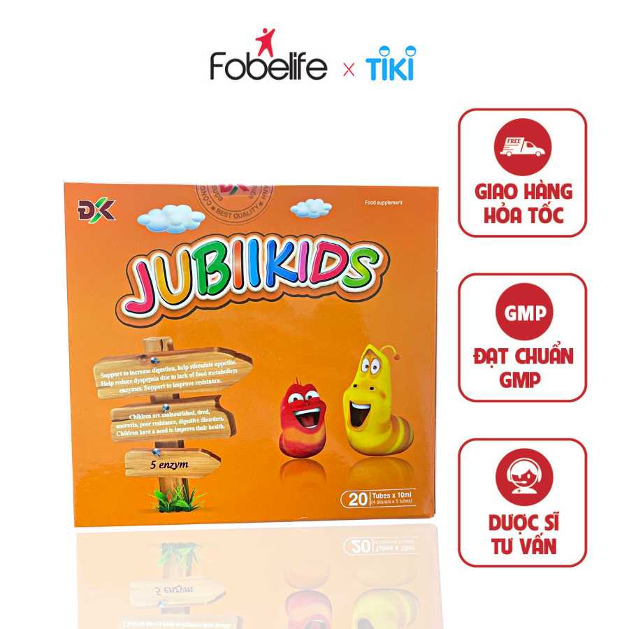 Ống Uống Giúp Bé Ăn Ngon Miệng Tiêu Hóa Tốt JubiiKids ( Hộp 20 ống )