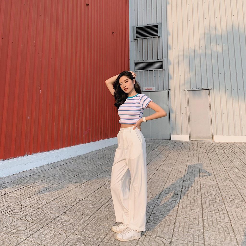 Áo croptop Purple
