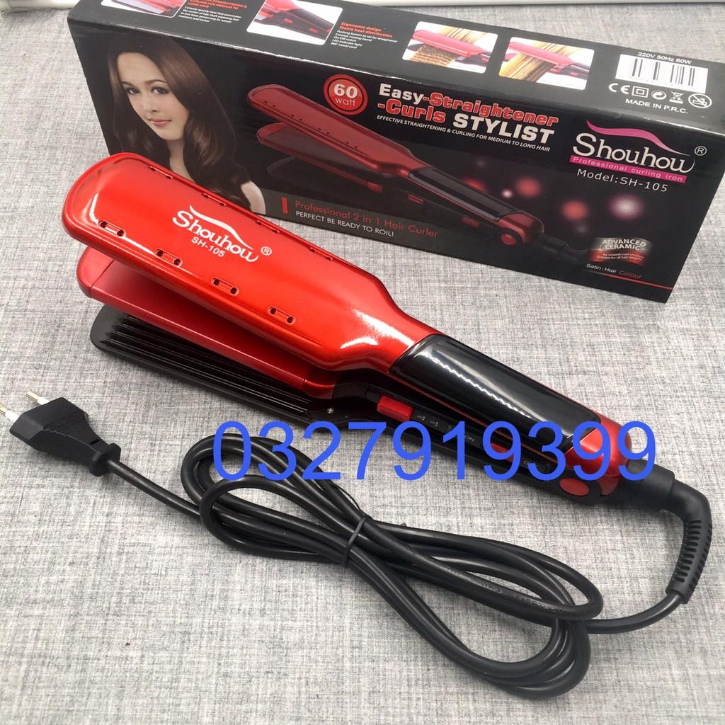 Máy duỗi bấm tóc 2in1 105
