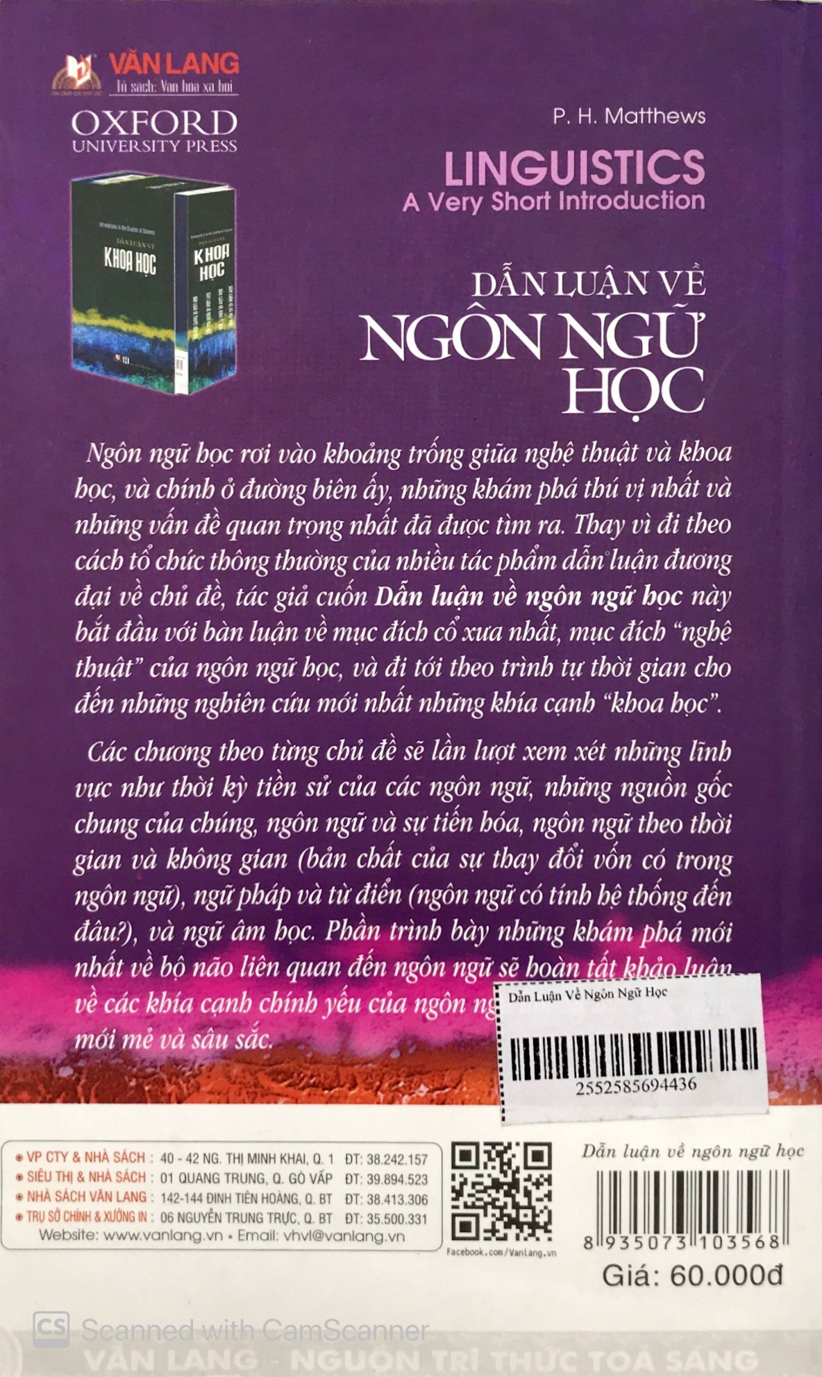 Dẫn Luận Về Ngôn Ngữ Học - Vanlangbooks
